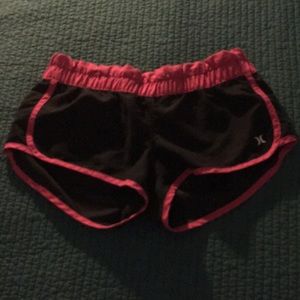 Pink & Black Hurley Shorts - Great Condition